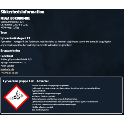 Bordbombe 20 cm - Afac