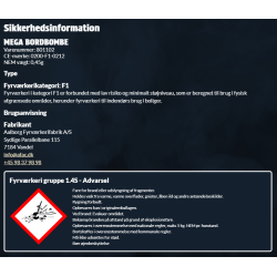 Bordbombe 20 cm - Afac