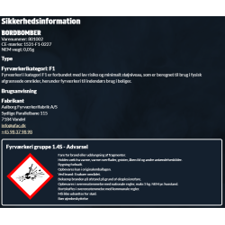 Bordbomber 10cm. Slv - Afac