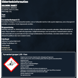 Kugleraketsortiment Aalborg 5stk.