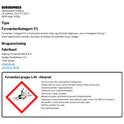 Bordbomber 10cm. Mix - Afac