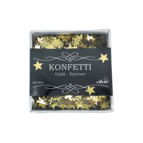 Konfetti - Guld Stjerner - Afac