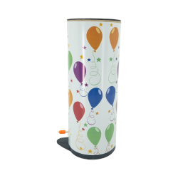 Bordbomber med flag, ballon og stjerner