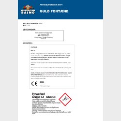 *NYHED* Guld Fontne