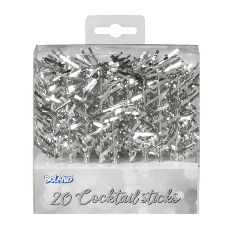 Cocktail Sticks S�lv 20 stk.