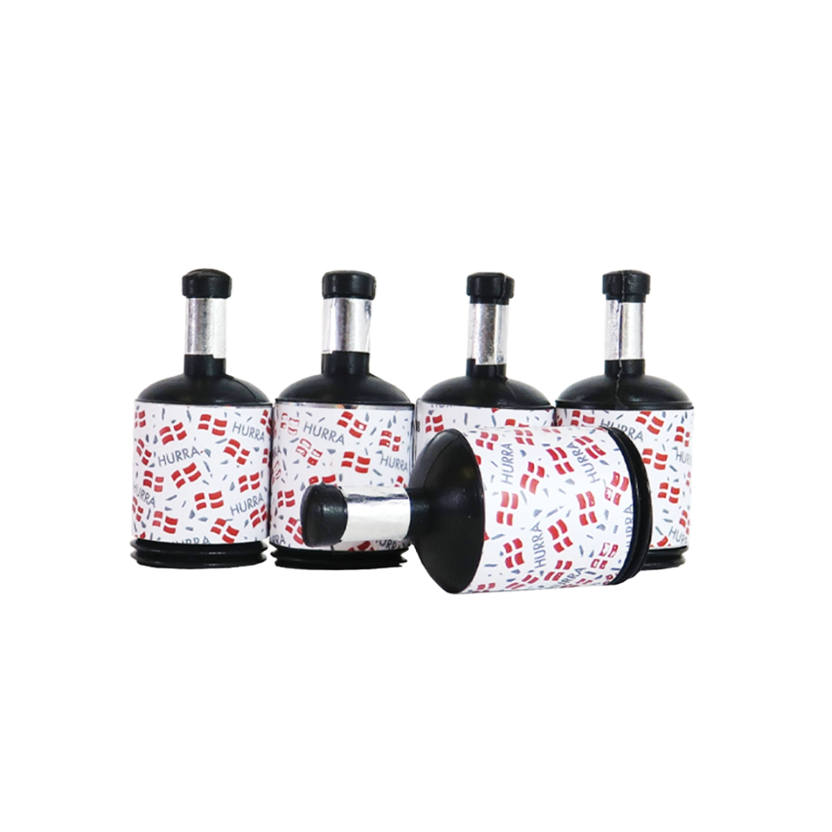 Poppers M. Flag. Poppers Krudtuglen Basmo