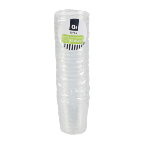 SHOTSGLAS 20 STK GENANVENDELIG