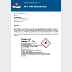 HCA Den Originale Fyrvrker - Nibe bomberr 5 skud