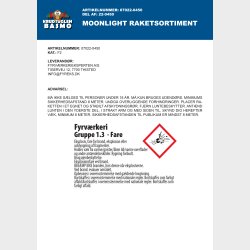 Dark spirit - Moonlight - 4 stk Raketsortiment