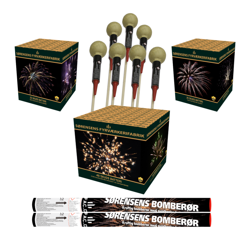 S�rensens Fyrv�rkerifabrik Bundle 4 - F�tter Max